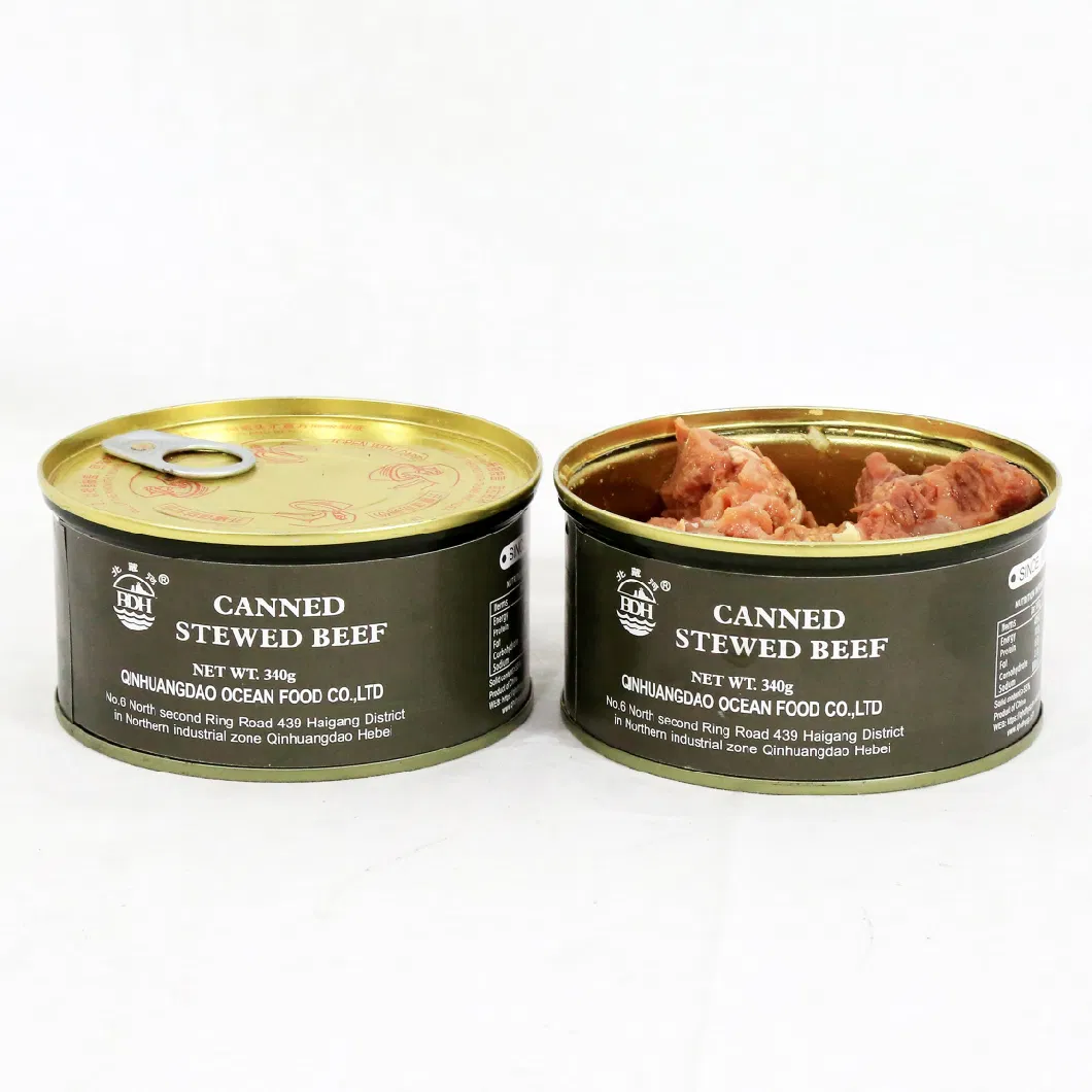 340g Canned Stewed Beef Meat Military Emergency Can Food